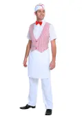Adult 50's Car Hop Costume | Decade Halloween Costumes