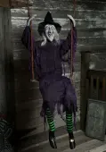 5FT Swinging Witch Prop Decoration | Witch Decorations