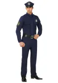 Men's Cop Costume | Adult Halloween Police Costume