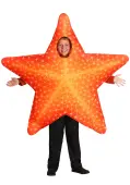 Kid's Orange Starfish Costume | Sea Creature Costumes