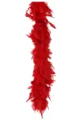 Women's Red 80 Gram Feather Boa | Costume Accessories