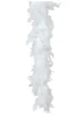 Women's White 80 Gram Feather Boa