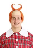 Horned Orange Munchkin Wig