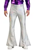 Holographic Men's Disco Pants | Disco Costumes