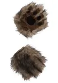 Brown Fingerless Adult Paws