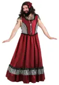 Men's Plus Size Bearded Woman Halloween Costume