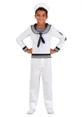 Boy's Deckhand Sailor Costume | Kid's Occupational Costumes