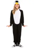 Child Cozy Penguin Onesie Costume | Animal Costumes