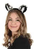 Snow Leopard Deluxe Ears Headband Costume