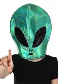 Plush Costume Hat Alien