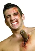 ""Ouch!"" Knife Latex Applique Accessory | Makeup and Costume Accessories