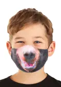 Bear Sublimated Kid's Face Mask | Animal Accessories