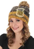 Hufflepuff Heathered Pom Beanie | Harry Potter Accessories