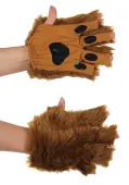 Brown Adult Fingerless Paws