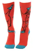 Adult Fox in Socks Knee High Costume Socks | Dr. Seuss Accessories