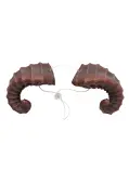 Viking Dragon Horns Brown