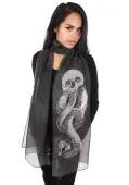 Harry Potter Voldemort Dark Mark Lightweight Scarf | Harry Potter Accessories