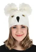 Harry Potter Child/Adult Hedwig White Knit Hat | Harry Potter Accessories
