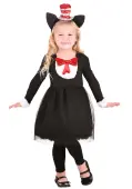 Cat in the Hat Costume for Toddler Girls