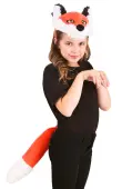 Furry Fox Tail and Headband Kit | Animal Kits