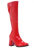 Women's Red Gogo Boots | Costume Accessories
