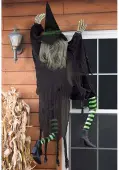 5FT Climbing Witch Wall Prop Decoration | Witch Decorations