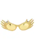 Glitter Gold Hands Costume Glasses | Costume Accessories