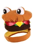 Cheeseburger Soft Jawesome Costume Hat | Food Costume Accessories