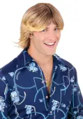 Ladies Man Shaggy Blonde Costume Wig | Men's Wigs