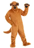Dog Mascot Suit for Adults with Mouth Mover Mask