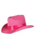Pink Cowgirl Girl's Costume Hat