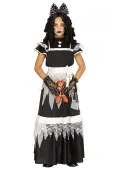 Girl's Victorian Deadly Dolly Costume Dress | Doll Costumes