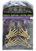 Complete Skeleton Graveyard Decoration Kit | Outdoor Decorations