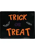 11-Inch Neon Light Trick or Treat Sign | Halloween Signs