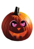 Pink Light Up Eerie Pumpkin Eyes Kit | Pumpkin Decorations