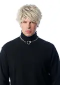 Rap Rocker Men's Blonde Costume Wig | Celebrity Accessories