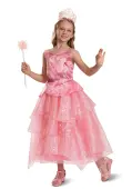 Wicked Deluxe Glinda Girl's Costume | Wicked Costumes