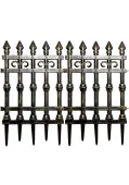35"" X 29"" Brass Graveyard Gates Halloween Props | Halloween Gates