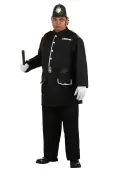 Plus Size British Bobby Men's Costume | International Costumes