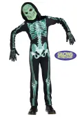 Glow in the Dark Boy's Skeleton Costume | Kid's Skeleton Costumes