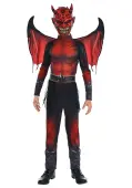 Red Demon Devil Boy's Costume | Kid's Devil Costumes