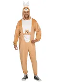 Kangaroo Adult Onesie Costume | Animal Costumes