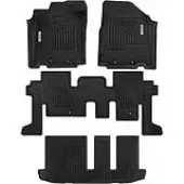 OEDRO Floor Mats 3 Row Liner Set for 2013-2020 Nissan Pathfinder/2013 Infiniti JX35/2014-2020 Infiniti QX60