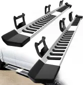 6 Inches Running Boards Replacement for 2015-2025 Ford F150 SuperCrew Cab, 2017-2024 F250 F350 Crew Cab, Side Steps Stainless Steel Nerf Bars