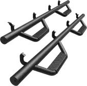 Running Boards Replacement for 2022-2025 Toyota Tundra CrewMax Cab, Carbon Steel Side Steps Nerf Bars Rails (Only for Truck w/ 2X 3/4 Size Rear Doors)