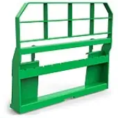 YITAMOTOR® 4000lbs Pallet Fork Frame, 46"" Skid Steer Pallet Fork Frame for Kubota Bobcat Skid Steer Loaders Tractors, Green Steel