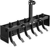 YITAMOTOR® 1 Cat 0 Scarifier Shank 55"" Box Blade Tractor Attachment, Black