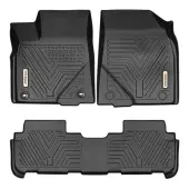 YITAMOTOR® Floor Mats For 2014-2019 Toyota Highlander, 1st & 2nd Row All Weather Protection Floor Liners