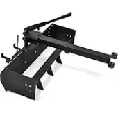 YITAMOTOR® 42"" Tow Behind Box Scraper Lawn Tractor Attachments Fit for ATV UTV, Black