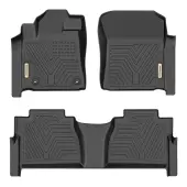 YITAMOTOR® 14-21 Toyota Tundra Double Cab & Crew Max Cab Floor Mats 1st & 2nd Row Floor Liners